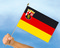 Stockflagge Rheinland-Pfalz (45 x 30 cm) Flagge Flaggen Fahne Fahnen kaufen bestellen Shop
