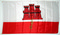 Kolonialflagge Gibraltar
 (150 x 90 cm) Flagge Flaggen Fahne Fahnen kaufen bestellen Shop