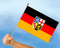 Stockflagge Saarland (45 x 30 cm) Flagge Flaggen Fahne Fahnen kaufen bestellen Shop