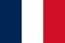 Flagge Frankreich
 im Querformat (Glanzpolyester)