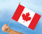 Stockflaggen Kanada
 (45 x 30 cm) Flagge Flaggen Fahne Fahnen kaufen bestellen Shop