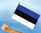 Stockflaggen Estland
 (45 x 30 cm) Flagge Flaggen Fahne Fahnen kaufen bestellen Shop