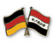 Freundschafts-Pin
 Deutschland - Irak (1991-2004) Flagge Flaggen Fahne Fahnen kaufen bestellen Shop