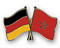 Freundschafts-Pin
 Deutschland - Hong Kong Flagge Flaggen Fahne Fahnen kaufen bestellen Shop