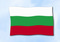 Flagge Bulgarien
 im Querformat (Glanzpolyester)