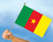Stockflaggen Kamerun
 (45 x 30 cm) Flagge Flaggen Fahne Fahnen kaufen bestellen Shop