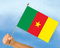 Stockflaggen Kamerun
 (45 x 30 cm) Flagge Flaggen Fahne Fahnen kaufen bestellen Shop