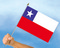 Stockflaggen Chile
 (45 x 30 cm) Flagge Flaggen Fahne Fahnen kaufen bestellen Shop