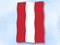 Flagge Österreich
 im Hochformat (Glanzpolyester)