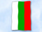 Flagge Bulgarien
 im Hochformat (Glanzpolyester) Flagge Flaggen Fahne Fahnen kaufen bestellen Shop