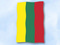 Flagge Litauen
 im Hochformat (Glanzpolyester) Flagge Flaggen Fahne Fahnen kaufen bestellen Shop