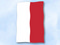 Flagge Polen
 im Hochformat (Glanzpolyester) Flagge Flaggen Fahne Fahnen kaufen bestellen Shop