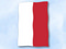 Flagge Polen
 im Hochformat (Glanzpolyester) kaufen