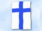 Flagge Finnland
 im Hochformat (Glanzpolyester) Flagge Flaggen Fahne Fahnen kaufen bestellen Shop
