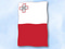 Flagge Malta
 im Hochformat (Glanzpolyester) Flagge Flaggen Fahne Fahnen kaufen bestellen Shop