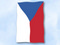 Flagge Tschechische Republik
 im Hochformat (Glanzpolyester) Flagge Flaggen Fahne Fahnen kaufen bestellen Shop