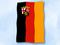 Flagge Rheinland-Pfalz
 im Hochformat (Glanzpolyester) Flagge Flaggen Fahne Fahnen kaufen bestellen Shop