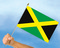 Stockflaggen Jamaika
 (45 x 30 cm) Flagge Flaggen Fahne Fahnen kaufen bestellen Shop