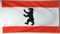 Landesfahne Berlin
 (90 x 60 cm) Flagge Flaggen Fahne Fahnen kaufen bestellen Shop
