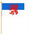 Stockflagge Pommern / Westpommern
 (45 x 30 cm) Flagge Flaggen Fahne Fahnen kaufen bestellen Shop