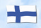 Flagge Finnland
 im Querformat (Glanzpolyester) Flagge Flaggen Fahne Fahnen kaufen bestellen Shop