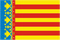 Flagge von Valencia
 (150 x 90 cm) Flagge Flaggen Fahne Fahnen kaufen bestellen Shop