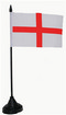 Tisch-Flagge England 15x10cm
 mit Kunststoffständer Flagge Flaggen Fahne Fahnen kaufen bestellen Shop