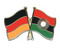 Freundschafts-Pin
 Deutschland - Malawi (2010-2012) Flagge Flaggen Fahne Fahnen kaufen bestellen Shop