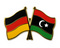 Freundschafts-Pin
 Deutschland - Libyen (1951-1969) Flagge Flaggen Fahne Fahnen kaufen bestellen Shop