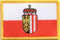 Aufnäher Flagge Oberösterreich
 (8,5 x 5,5 cm)
