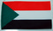 Tisch-Flagge Sudan