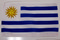 Tisch-Flagge Uruguay