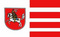 Fahne des Landkreis Dithmarschen
 (150 x 90 cm) Flagge Flaggen Fahne Fahnen kaufen bestellen Shop