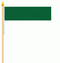 Stockflaggen Schützenfest grün-weiß 
 (40 x 30 cm)