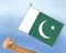 Stockflaggen Pakistan
 (45 x 30 cm) Flagge Flaggen Fahne Fahnen kaufen bestellen Shop