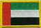 Aufnäher Flagge Vereinigte Arabische Emirate
 (8,5 x 5,5 cm) Flagge Flaggen Fahne Fahnen kaufen bestellen Shop