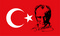 Flagge Atatürk Türkei
 (150 x 90 cm) Premium Flagge Flaggen Fahne Fahnen kaufen bestellen Shop