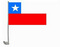 Autoflaggen Chile - 2 Stück Flagge Flaggen Fahne Fahnen kaufen bestellen Shop