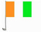 Autoflaggen Elfenbeinküste - 2 Stück Flagge Flaggen Fahne Fahnen kaufen bestellen Shop