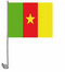 Autoflaggen Kamerun - 2 Stück Flagge Flaggen Fahne Fahnen kaufen bestellen Shop