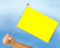 Stockflaggen Gelb
 (40 x 30 cm) Flagge Flaggen Fahne Fahnen kaufen bestellen Shop