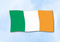 Flagge Irland
 im Querformat (Glanzpolyester) Flagge Flaggen Fahne Fahnen kaufen bestellen Shop