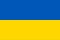 Flagge Ukraine
 im Querformat (Glanzpolyester) Flagge Flaggen Fahne Fahnen kaufen bestellen Shop