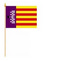Stockflagge Mallorca
 (45 x 30 cm) Flagge Flaggen Fahne Fahnen kaufen bestellen Shop