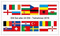 EM 2016 Frankreich
 Flaggen-Set L (150 x 90 cm) Flagge Flaggen Fahne Fahnen kaufen bestellen Shop