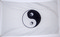 Flagge Yin und Yang wei
 (150 x 90 cm) Flagge Flaggen Fahne Fahnen kaufen bestellen Shop