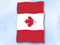Flagge Kanada
 im Hochformat (Glanzpolyester)
