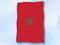 Flagge Marokko
 im Hochformat (Glanzpolyester) Flagge Flaggen Fahne Fahnen kaufen bestellen Shop