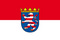Flagge Hessen mit Wappen
 im Querformat (Glanzpolyester) Flagge Flaggen Fahne Fahnen kaufen bestellen Shop