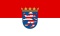 Flagge Hessen mit Wappen
 im Querformat (Glanzpolyester) kaufen